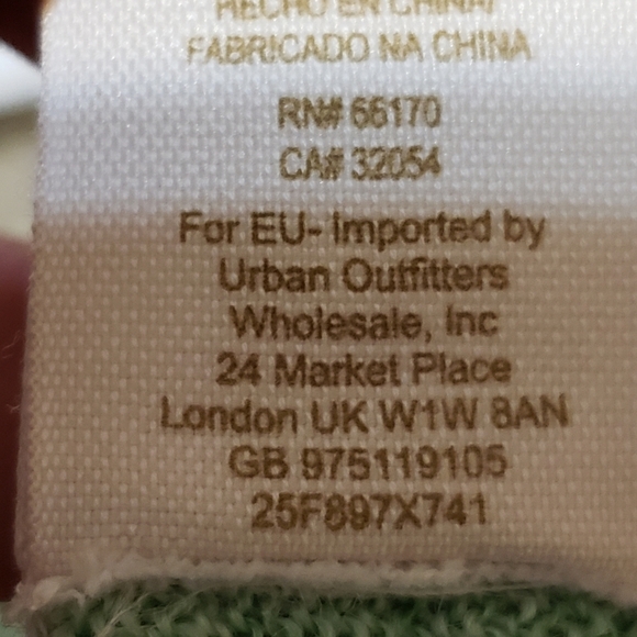 Free People Green Crew Neck Sweater with Relaxed Fit - Picture 8 of 8